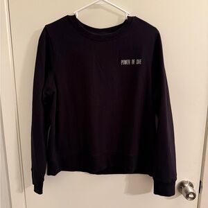 Athleta Black Sweatshirt - Power of She